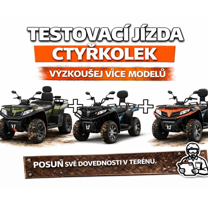 Testování čtyřkolek před koupí – 90 min